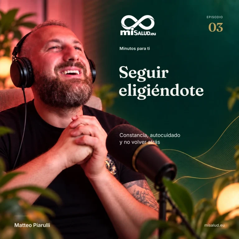 Portada del episodio 03 de Minutos para ti: Seguir eligiéndote, con Matteo Piarulli